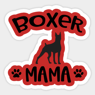 Boxer Mama - Love Your Boxer Puppy Sticker